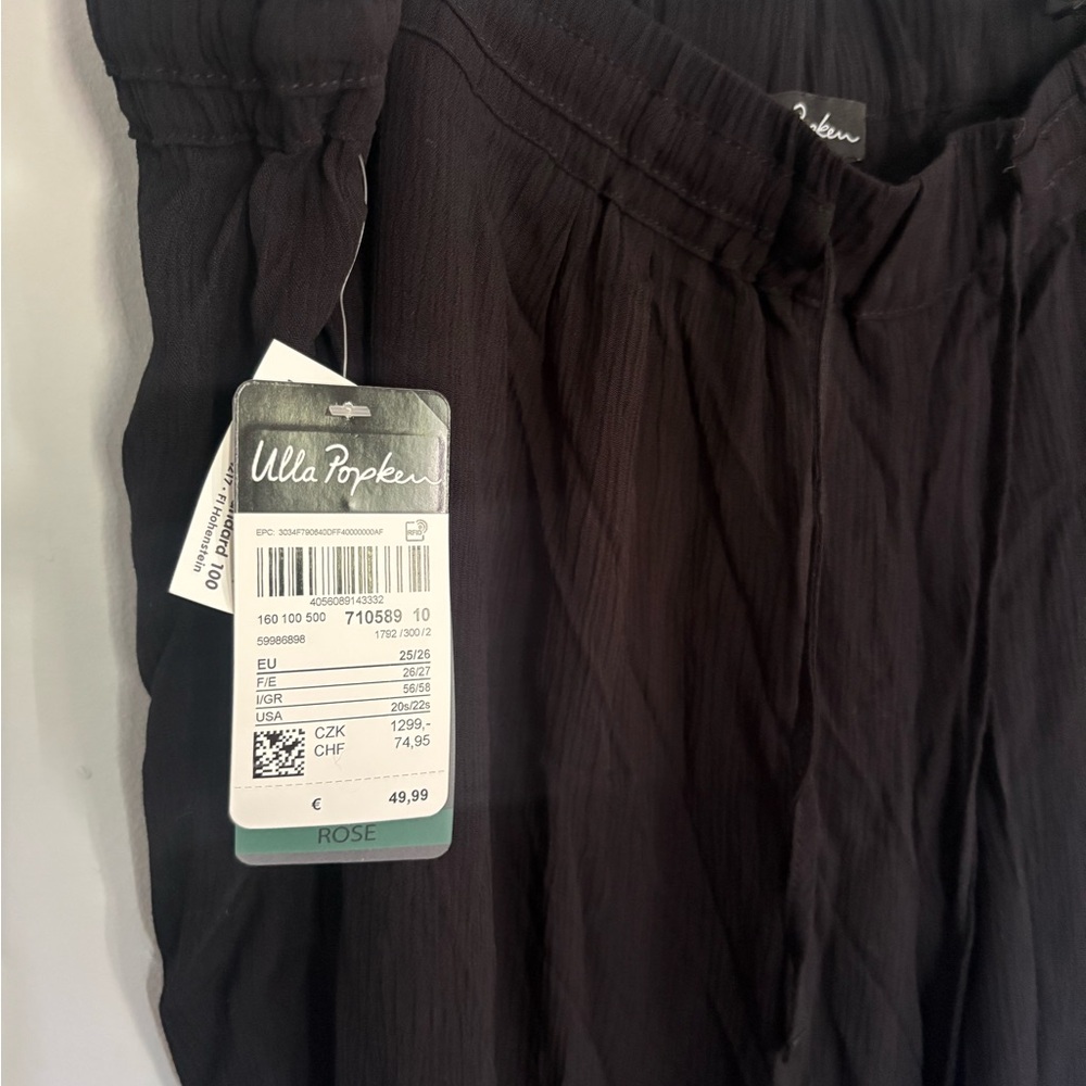 Ulla Popken Black Textured Pants - Picture 4 of 6